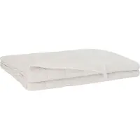 vidaXL Verzwaringsdeken Wit 122 x 183 cm 5 kg 100% Katoen 205T