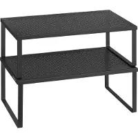 Songmics - Kruidenrek - Kruidenrek 2-Delig - Stapelbaar en Uitschuifbaar - Metalen Keuken Organizer
