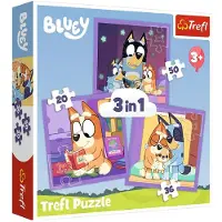 Trefl 3-in-1 puzzel Bluey - karton FSC Mix 70%