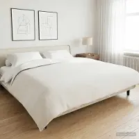 vidaXL Gewogen Dekentje Wit 200 x 230 cm 9 kg 100% Katoen 205T
