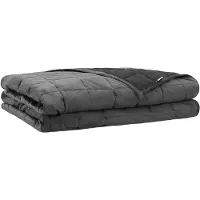 vidaXL Verzwaringsdeken Antraciet 140 x 200 cm 10 kg 100% Katoen 205T