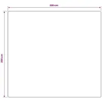vidaXL Gewogen Dekentje Wit 200 x 220 cm 13 kg 100% Katoen 205T