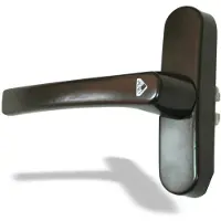 Roto Line Framescharnier Aluminium Brons met Vork - Stevig en Duurzaam