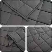 vidaXL Verzwaringsdeken Antraciet 152 x 203 cm 11 kg 100% Katoen 205T