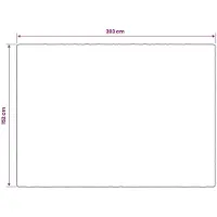 vidaXL Gewogen Dekentje Wit 152 x 203 cm 7 kg 100% Katoen 205T