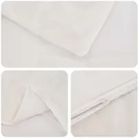 vidaXL Gewogen Dekentje Wit 137 x 200 cm 10 kg 100% Katoen 205T