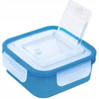 BranQ Q-Lock Vierkante Voedselcontainer 0,4L Blauw