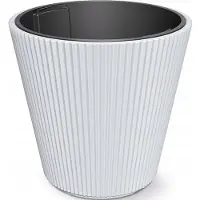 Prosperplast Milly Bloempot met Inzetstuk - Wit - 24cm