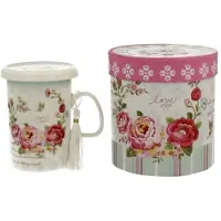 Duo GRETA Porseleinen Theemok met Infuser, 320 ml