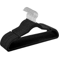 Famanu – Fluwelen hangers, 20-delige set, antislip en ruimtebesparend, ideaal voor het organiseren van kleding in de kast
