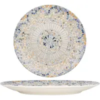 Bonna Dinerbord luca mosaic porselein 27 cm set van 6