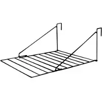 Famanu – Hangend droogrek in zwart, 5 meter drooglengte, inklapbaar wasrek voor deur en balkon, wanddroogrek, 53x71x27 cm