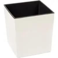 Lamela Juka Pot 40x40x41,5cm Hoogglans Crème met Inzet