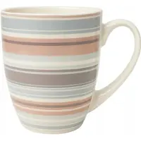 Quatro Pastel geruite mok 300 ml keramiek, retro Schotse stijl, perfect cadeau