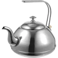 ABOOFAN rvs theepot met geïntegreerd zeefje voor alle kookplaten, 1 stuks
