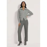 MADELEINE Gebreid Vest Blouson-vest met 2-wegritssluiting