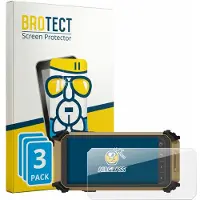 BROTECT Screenprotector 3 Stuks voor DT Research DT361DM (Landschapsmodus) Beschermglas transparant
