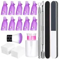 Aihontai UV-gel nagellak, manicure, nail art set, katoenen nageldoekjes, nagelriemverwijderaar, nagelriemverwijderaar, wrapsets