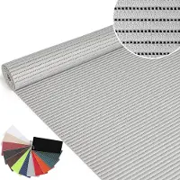 ANRO Badmat Lichtgrijs 65x300cm Antislip Douchemat Afwasbaar Sneldrogend