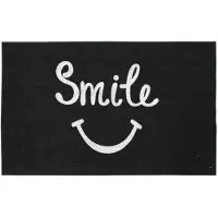 B-home-interieur.be Deurmat - rechthoekig vloerkleed - 45 x 70 cm - SMILE - Lichtgevende Deurmat - Smile