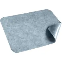 Famanu – Antislip Schoonloopmat 2 mm Zelfklevend voor Deur, Schoonmat, Voetveger en Vuilvangmat in Grijs, Verschiedene Maten