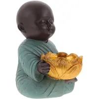 ABOOFAN resin zen boeddha beeld kleine chinese stijl monnik decor