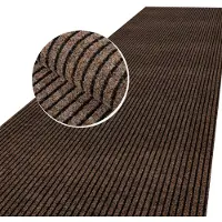 ANRO Loper Mischa Bruin 100x80cm – Schoonloopmat Antislip Op Maat