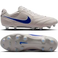 Nike Tiempo Ligera Pro Gras Voetbalschoenen (FG) Krijtwit Blauw Wit