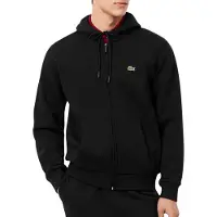 Lacoste Sweatvest groen / zwart / wit
