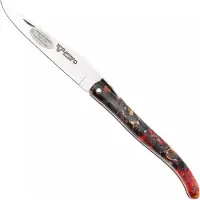 Laguiole En Aubrac Cosmos, Secret Garden Primrose L0512UIHPRLSU, Sandvik 12C27, Fire Elder Burl zakmes, 12 cm