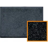 Kleen-Tex Iron Horse Deurmat Middernachtgrijs 60x40 cm - Professionele Entreemat
