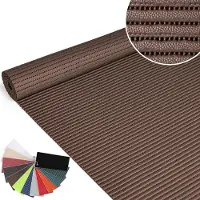 ANRO Badmat Bruin 65x15cm Antislip Douchemat Afwasbaar Sneldrogend
