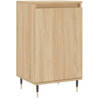 vidaXL Dressoir 40x35x70 cm bewerkt hout sonoma eikenkleurig