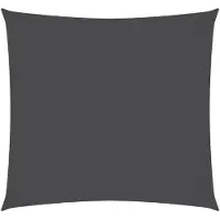 vidaXL Zonnescherm vierkant 6x6 m oxford stof antracietkleurig