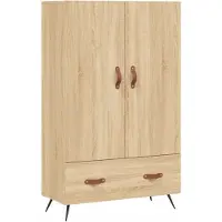 Super Merchant Hoge kast 69,5x31x115 cm bewerkt hout sonoma eikenkleurig