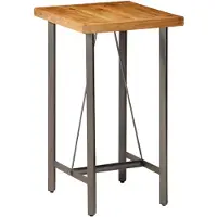 vidaXL Bartafel 60x60x107 cm massief gerecycled teakhout