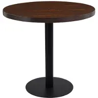 vidaXL Bistrotafel 80 cm MDF donkerbruin