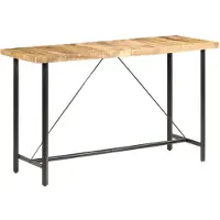vidaXL Bartafel 180x70x107 cm ruw mangohout