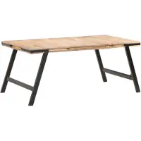 vidaXL Eettafel 180x90x76 cm massief mangohout