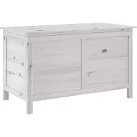 vidaXL Tuinbox 99x49,5x58,5 cm massief vurenhout wit