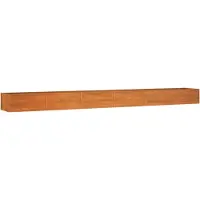 vidaXL Plantenbak verhoogd 600x80x45 cm cortenstaal roestig