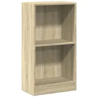 vidaXL Boekenkast 40x24x75 cm bewerkt hout sonoma eikenkleurig