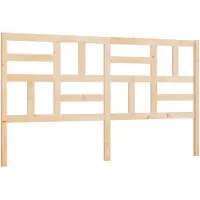 vidaXL Hoofdbord 186x4x104 cm massief grenenhout