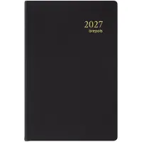 Brepols agenda 2027 - DELTA [0.834] - SETA - Zakagenda - 1 week op 2 pagina's - Weekoverzicht - Zwart - 8.1 x 12 cm/Klein formaat!!
