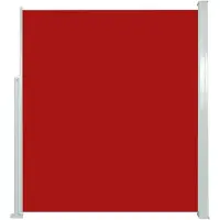 vidaXL Wind-/zonnescherm uittrekbaar 160x300 cm rood