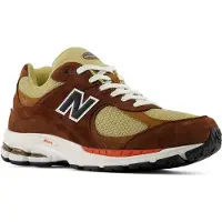 New Balance Sneakers laag '2002' bruin / kiwi / zwart