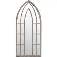 vidaXL Spiegel 70x30 cm ijzer zandkleurig