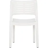 vidaXL Tuinstoelen, 2 stuks, wit, polypropyleen