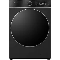Hisense wasmachine WF7I1248BBR/BLX - 12 kg - 1400 Toeren - Energieklasse A - AutoDose - Stoomfunctie - Zeer Stil 70 dB - Wifi ConnectLife App Bediening - Voorlader - Zwart - Trommelverlichting