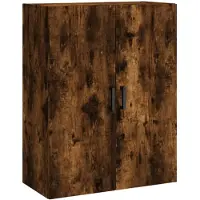 vidaXL Bovenkast 69,5x34x90 cm gerookt eikenkleurig